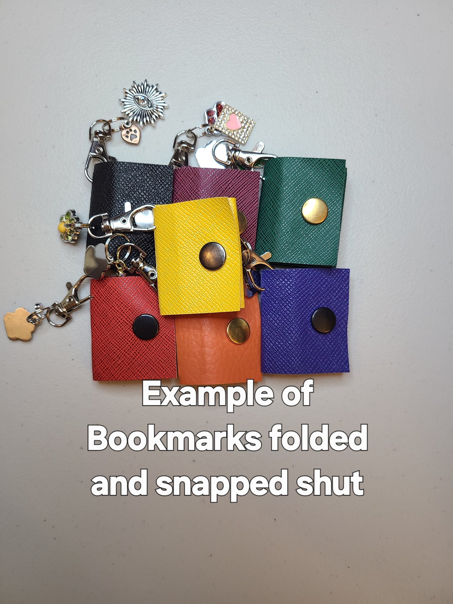 Tiny Book Bookmark Key Chain - Creative Twist on Normal Bookmark bookish merch