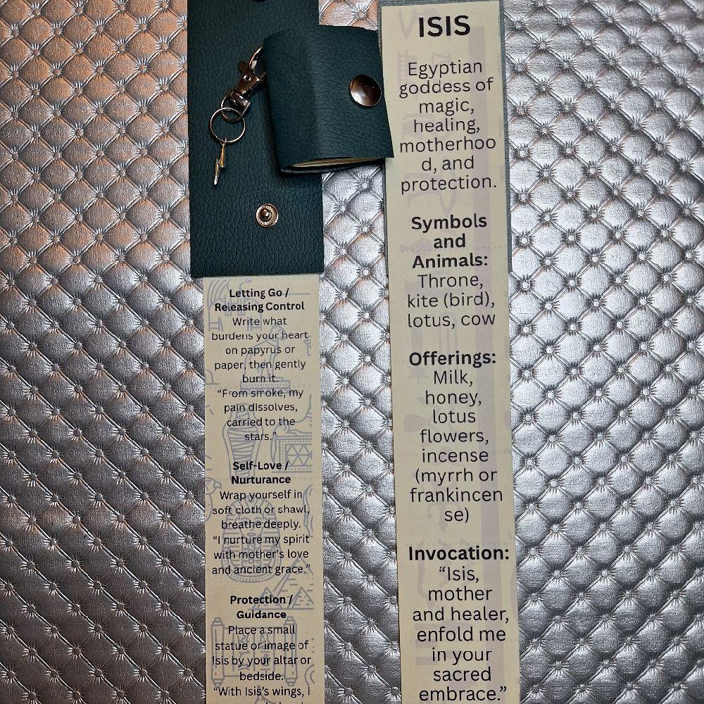 Tiny Deity Spell Book Keychain - Pocket size guide