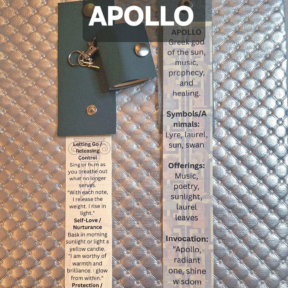 Tiny Deity Spell Book Keychain - Pocket size guide