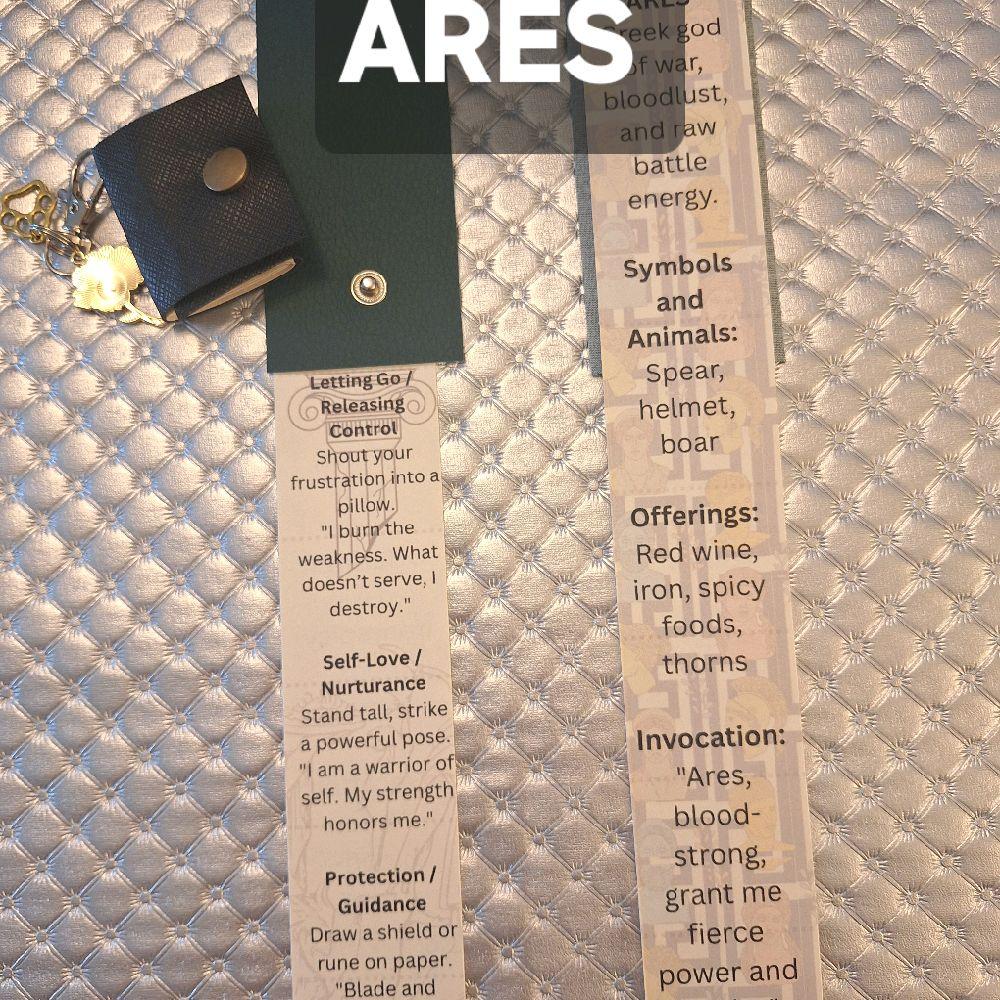 Tiny Deity Spell Book Keychain - Pocket size guide
