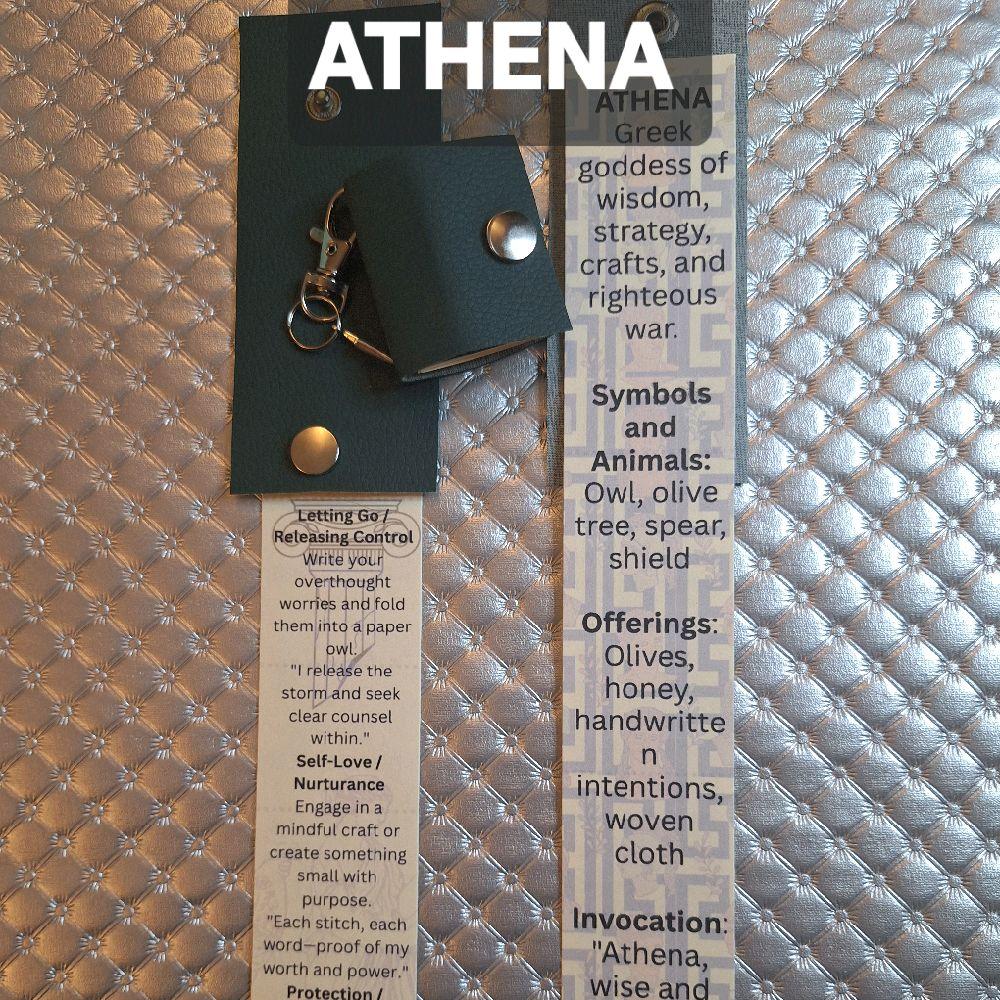 Tiny Deity Spell Book Keychain - Pocket size guide