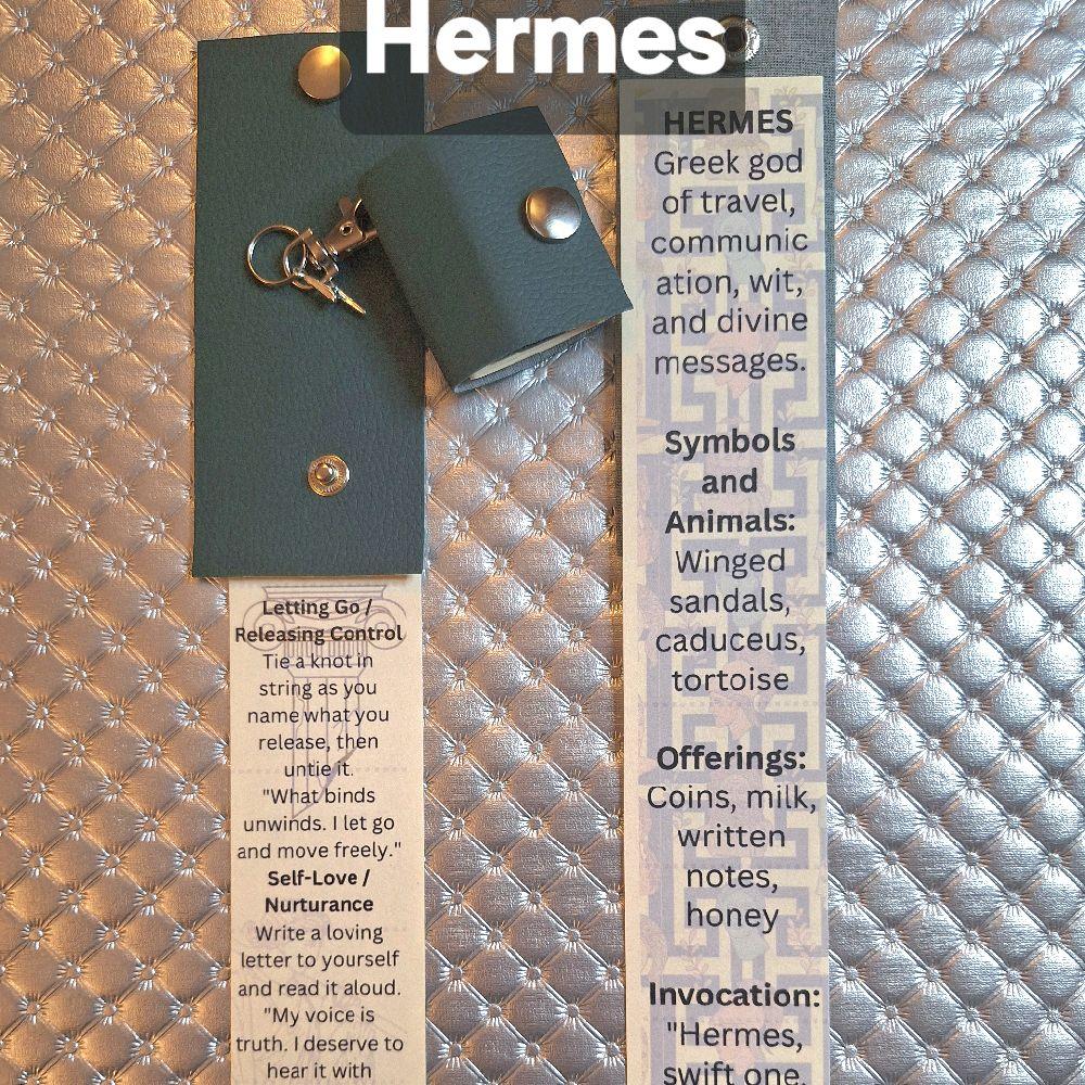 Tiny Deity Spell Book Keychain - Pocket size guide