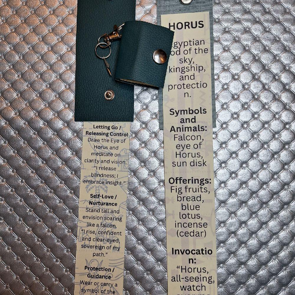 Tiny Deity Spell Book Keychain - Pocket size guide