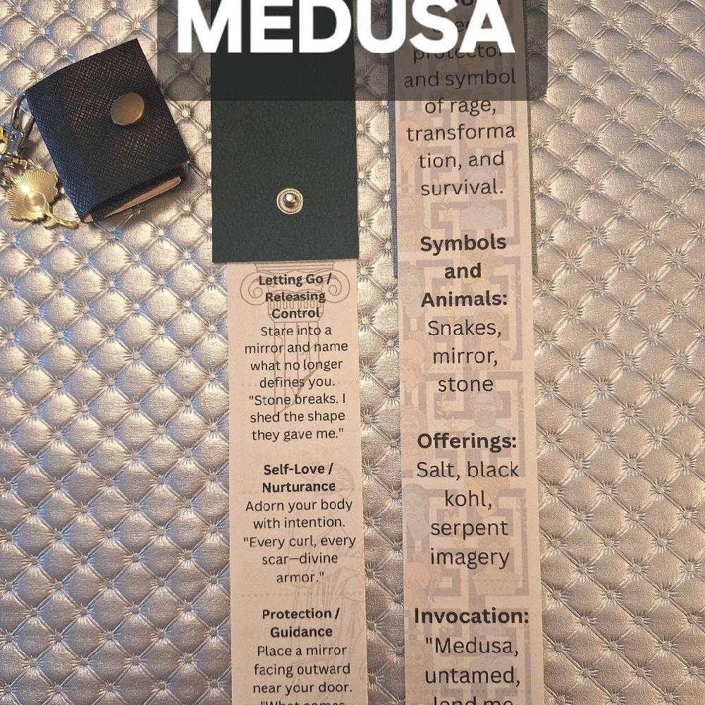 Tiny Deity Spell Book Keychain - Pocket size guide