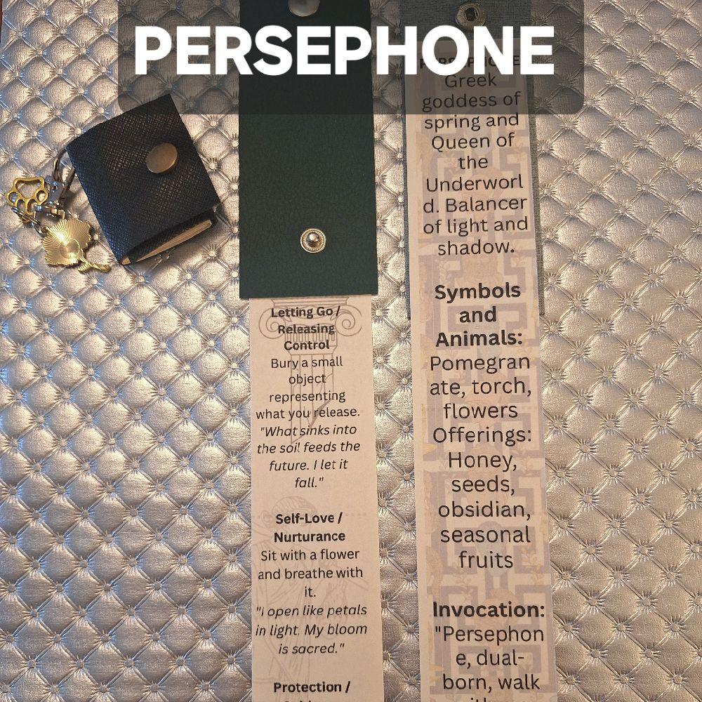 Tiny Deity Spell Book Keychain - Pocket size guide