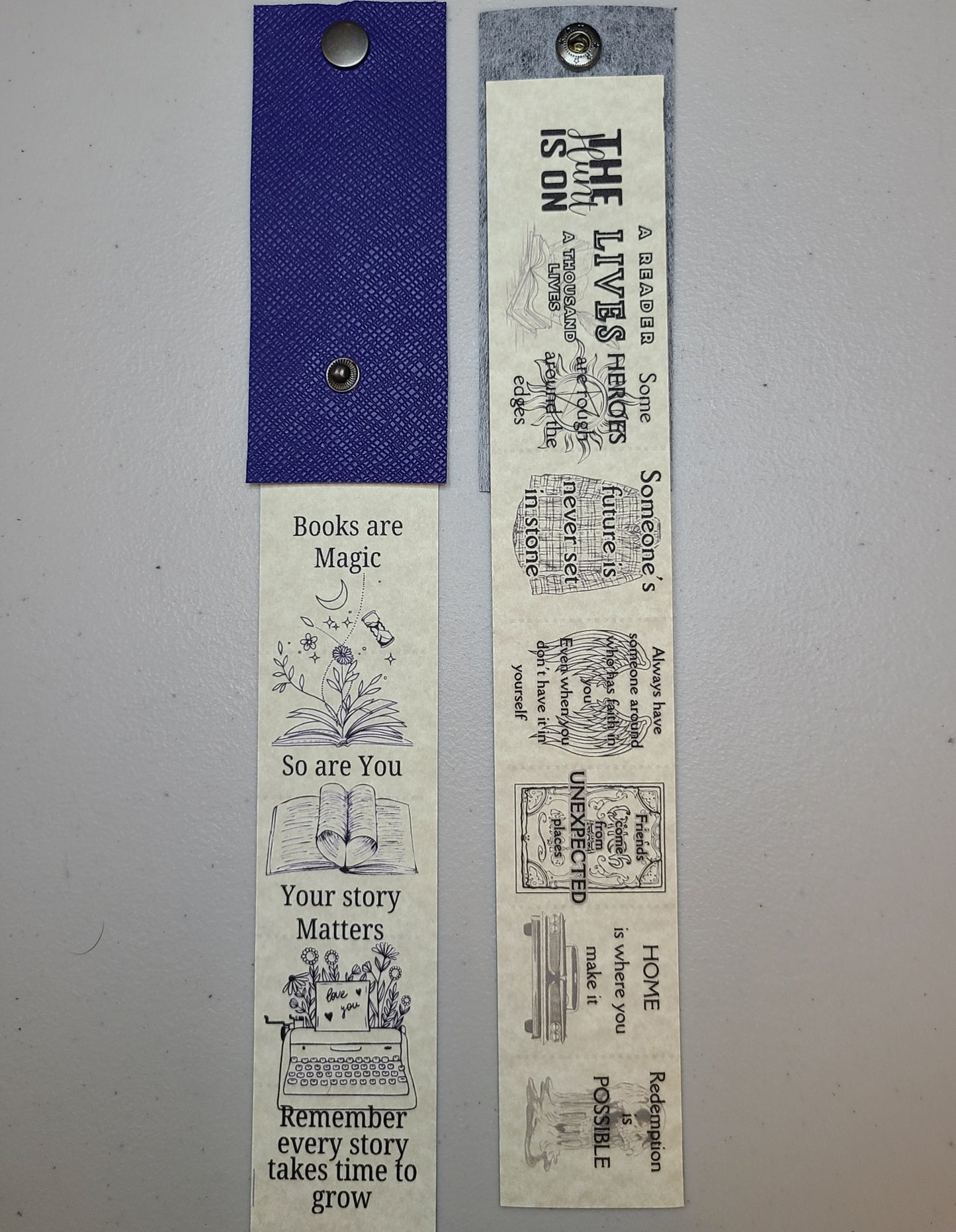 Tiny Book Bookmark Key Chain - Creative Twist on Normal Bookmark bookish merch